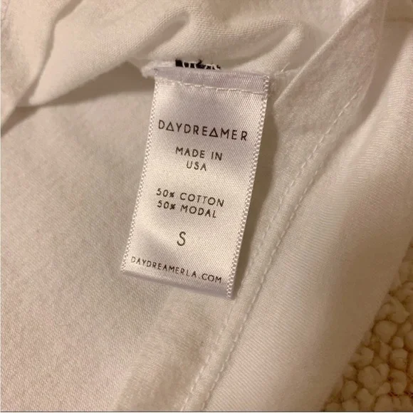 Daydreamer Rolling Stones White Lips Tee Short Sleeve T Shirt - Picture 8 of 10